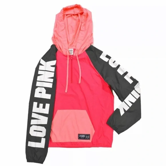 NWT Victoria’s Secret PINK Anorak Windbreaker Jacket | Size XS/S - Picture 4 of 15